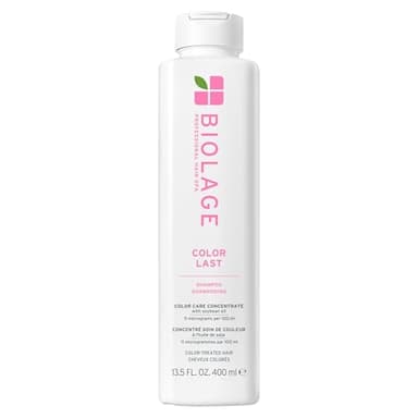 Biolage Color Last Shampoo - For Color-Treated Hair, Nourishes, Strengthens, Hydrates and Adds Shine, Soybean Oil & Stearic Acid, Paraben & Mineral Oil-Free, Vegan, 13.5 Fl Oz