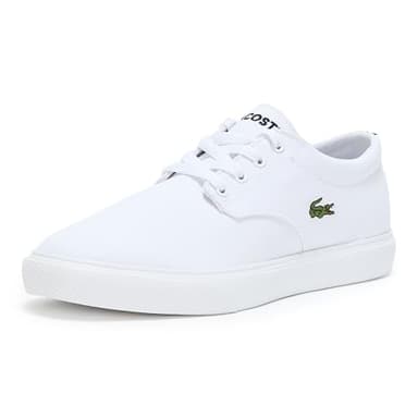 Lacoste Men's Grip Base Sneaker, White, 11