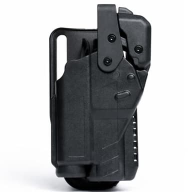 Alien Gear Rapid Force Level 3 Duty Holster – Compatible with SIG P365 Fuse / P365 XMacro / P365 XMacro Comp – Right Hand – Compact Light – Mid Ride Belt Slide – Matte Black – No Axon – Optic Ready