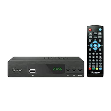 iView 3300STB ATSC Converter Box with Recording, Media Player, Built-in Digital Clock, Analog to Digital, QAM Tuner, HDMI, USB