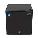 Whynter Upright Small Freezer Mini Freezer with Lock for Bedrooms, Dorms, Garages, Offices CUF-110B, Black Energy Star, 1.1 Cu Ft