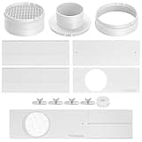 VIVOSUN Window Vent Kit, Portable AC Window Seal Kit, Fit with 4”/6” Ducting & 5.9” Hose for Sliding Window, Adjustable AC Vent Kit for Duct Fans, Air Conditioner, Dryer