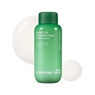 innisfree Green Tea Ceramide Milk, Hydrating & Lightweight Milky Toner for All Skin Types including Acne-Prone and Sensitive Skin