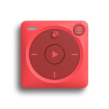 Mighty 3 Spotify & Amazon Music Player (2026 Edition) – Portable, Screen-Free, Works Offline – Compatible with Bluetooth & Wired Headphones – Stores 1,000+ Songs – No Phone Required (Red)