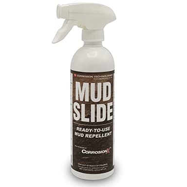 Corrosion Technologies Mud Slide, Non-Staining Repellent Spray for Off-Road Race Cars, ATVs & UTVs, Quick-Release Formula Removes Clay, Oil & Exhaust on Plates, Paint, Wraps & Panels, 16 fl oz