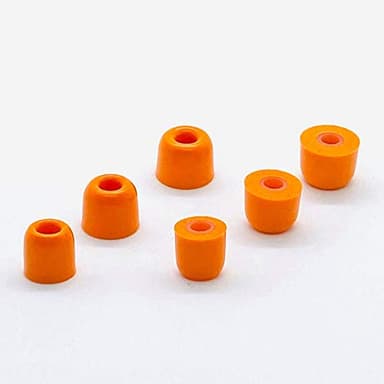 Symbio Eartips Super Flow Recovery Foam Eartips Shaft Diameter 4.5-5.0mm (Small/Large) 1 Pair Each (3 Pairs Total) Symbio F