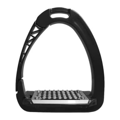TuffRider Tech Safety Stirrups- Black-4 1/2