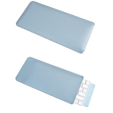 Acogedor Keyboard Case, Ultra Slim PU Leather Keyboard Sleeve Bag Case Suitable for Magic Keyboard 2, Not Included Keyboard, 30x14x1cm (Light Blue)