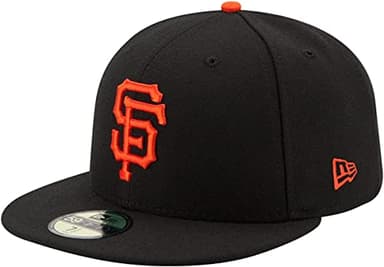 New Era MLB 59FIFTY Team Color Authentic Collection Fitted On Field Game Cap Hat (7 7/8, San Francisco Giants Black)