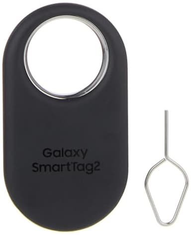 Samsung SmartTag2 (2023) Bluetooth + UWB, IP67 Water and Dust Resistant, Findable via App, 1.5 Year Battery Life - Black (International Version)