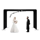 HQCUZZY Overhead 360 Photo Booth Rotating Machine, Overhead 360 Photo Booth for Big Parties, Rotating 360-Degree Full Body Spin, for Up to 15 People
