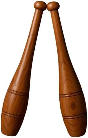Rosewood Indian Clubs (Mugdar) – Exercise Equipment for Shoulder Mobility, Strength Training Made in India - |Unit - 2| | Power Clubs | (1 lbs pair)