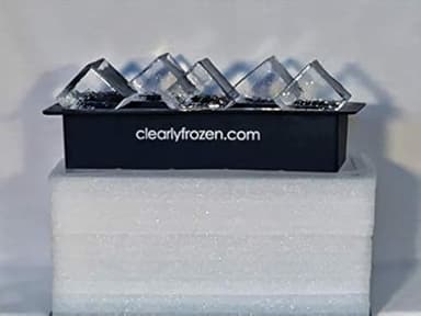 ClearlyFrozen Highest Rated (4.6 Star) Highest Capacity (Ten 2" Cubes) Clear Ice Tray - What Beats BEST and MOST?