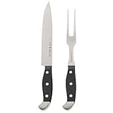 HENCKELS Statement Razor-Sharp 2-pc Carving Set, German Engineered Informed by 100+ Years of Mastery, Black/Stainless Steel