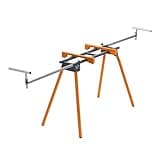 BORA Universal Miter Saw Stand with Quick Release Tool Mounting System- Portable Miter Saw Stand 500 Lbs Max Weight Load - 34-inch Height with Outrigger Arms Up to 114 Inches - PM-4000, Orange