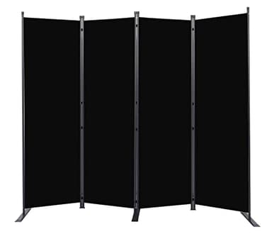 Room Divider 6FT Portable Room Dividers and Folding Privacy Screens, 88'' W Fabric Divider for Room Separation, 4 Panel Partition Room Dividers Screen