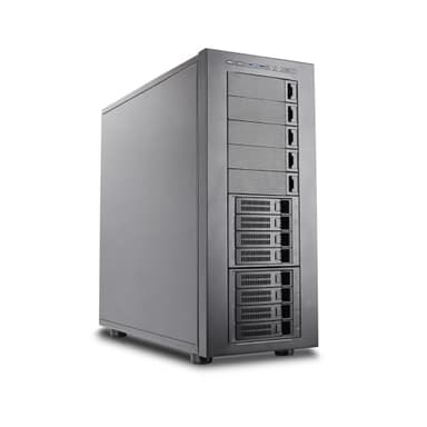 Rosewill THOR NAS Pro - Full Tower Workstation Case | Server Chassis | Supports up to 8 3.5" Hot-Swap 3.5"/2.5" SATA/SAS and 2 2.5" SSD | E-ATX Compatible | 1x 140mm PWM Fan | USB 3.2 Type-C | AI, NAS