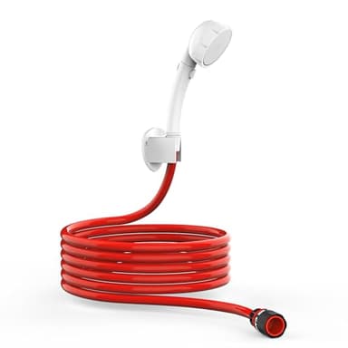 CAMPLUX Hand Held Showerhead with 11.48 FT Hose, Portable Spray Shower Head, High Pressure Shower Head with ON/Off Switch