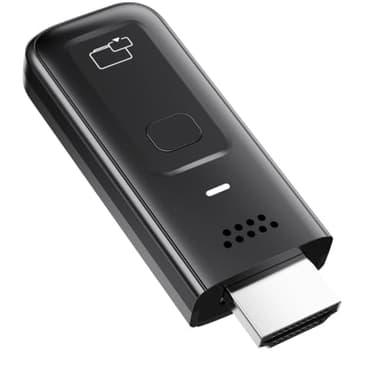Wireless HDMI Display Dongle Adapter,4K Decode 1080P@60Hz Portable Receiver