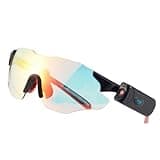 Photochromic Camera Video Recording Cycling Smart Sunglasses for Men -UV Polarized Sport Eyewear Full HD 1080p with 64GB Memory Card for Running and Driving