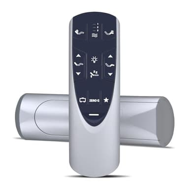 Snrigw Replacement Remote Control for Tempur-Pedic Ergo/Ergo Extend Compatible with Model JLDK.33.01.36/RF502A Adjustable Bed Base(Silver Black