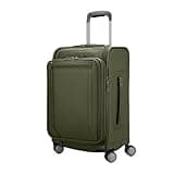 Samsonite Lineate Softside Expandable Luggage with Spinner Wheels, Carry-on, Cedar Green