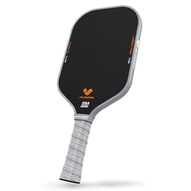 JOJOLEMON Pickleball Paddles, Raw Carbon Fiber Rackets with 16mm Polymer Honeycomb Core, Hybrid Racquet Designed for Ultimate Spin & Consistency - USAPA Approved