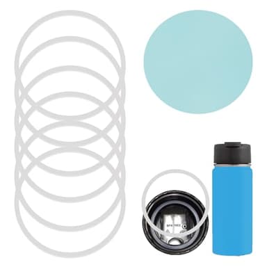 Greant 6 PCS Replacement O Ring for Hydroflask Lid, Rubber Seal for Hydro Flask Wide Mouth Coffee Lids, 2 inch Flip Lid Gasket