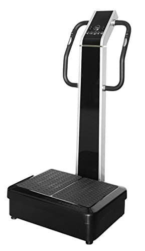 Professional Dual Motor 1500W Full Body Vibration Platform Plate Exercise Fitness Machine, with Heart Rate Monitor