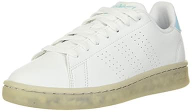 Adidas,Womens,Advantage Eco,White/White/Hazy Sky,8