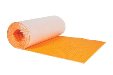 Schluter Ditra-Heat-PS Peel and Stick Uncoupling Membrane with Pressure-Sensitive Adhesive - Floor Warming and Waterproofing - No Thin-Set Required, 134.5 Square Feet Roll - DHPS512M
