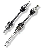 CV Axle Front Pair FWD for Toyota Camry 2006 2005 2004 2003 2002, L4 2.4L SE LE XLE Base Models, CV Axles Joint Drive Shaft Assembly Left Right Passenger and Driver Side