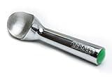 Zeroll Original Ice Cream Scoop with Unique Liquid Filled Heat Conductive Handle Simple One Piece Aluminum Design Easy Release Made in USA, 2.5-Ounce, Silver
