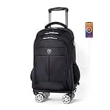 diwolor 35L Multi-Scene Detachable Handle Travel Rolling Backpack Airline Approved,360° Rotating Fit 15.6 Inch Laptop College Backpack With 4 Wheels,Carry on Luggage