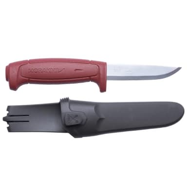Morakniv Basic 511 Craftline Fixed-Blade Knife with High Carbon Steel Blade and Combi-Sheath, 3.6 Inch