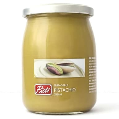 Pisti Cream of Pistachio from Sicily 21.2 Ounce (600g) | Artisanal Italian Nut Spread | Enjoy with Bread and Biscuits