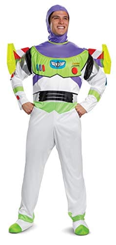 Disguise Toy Story Buzz Lightyear Deluxe Costume, Officially Licensed Toy Story Costume for Adults, X-Large (42-46)