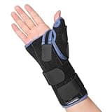Velpeau Carpal Tunnel Wrist Brace with Thumb Stabilizer Night Support, Completely Stabilizes Wrist Thumb Joint, Pain Relief for Tendonitis, De Quervain's Tenosynovitis, Arthritis (Reg, Right Hand, M)