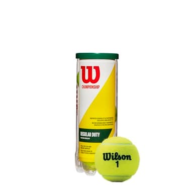 WILSON Championship Tennis Balls - Regular Duty, Single Can (3 Balls)