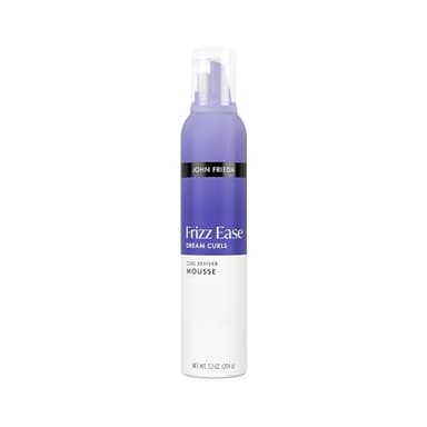 John Frieda Frizz Ease Dream Curls Curl Reviver Mousse, Anti Frizz Hair Mousse for Curls, 7.2 Oz