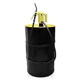 TERA PUMP Electric Fuel Transfer Pump with Full Control Nozzle, Telescopic Tube, Compatible with E85 Antifreeze Gasoline Kerosene (4.2 GPM) Fits 15, 30, and 55 Gallon Drums