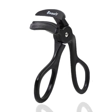 Eyelash Curlers - Plastic Eyelash Curler with Silicone Refill Pads Premium Small Cute Lash Curler for No Pinching or Pulling Eye Lash Curler Makeup Tool for Women & Girls, Black