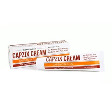 Capzix Cream for Pain Relief 2 OZ Capsaicin .1% High Potency/ Maximum Strength
