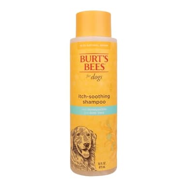 BURT'S BEES FOR PETS Itch Soothing Shampoo with Honeysuckle, 95% Natural Origin Formulas, Dog Shampoo for Itchy Dogs, Dog Shampoo Itchy Skin Relief, 16 oz