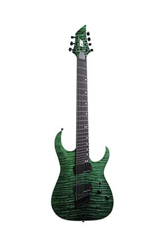 ISFF7U-450 Fanfret Electric Guitar Trans Green