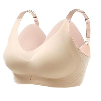 SOFTMARY 2 in 1 Silicone Breast Forms Pocket Bra Fake Boobs Fake Breasts Silicone Breastplate Skin Color