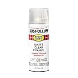 Rust-Oleum 285093 Stops Rust Spray Paint, 12 Oz, Matte Clear
