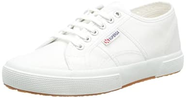 Superga 2750 COT3VELU, Unisex Adults’ Low-Top Sneakers, White (White), 8 UK (42 EU)