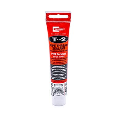 RectorSeal T Plus 2 23710 Pipe Thread Sealant, Non-Hardening, Synthetic Fibers, Contains No Other Metals, PTFE Enriched, Plumbing, 1 3/4 oz.