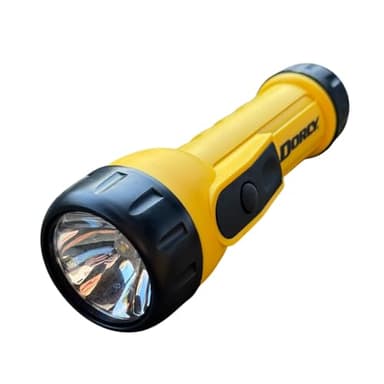 Dorcy Heavy Duty Worklight Flashlight with Batteries, 41-2350 , Yellow